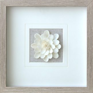 Natural Sola Paper Shadow Box Home Deco Wall Art 30 x 30 x 3cm