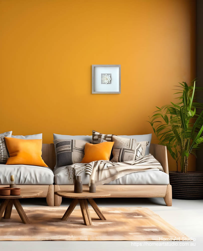 Natural Sola Paper Shadow Box Home Deco Wall Art 30 x 30 x 3cm - Image 2