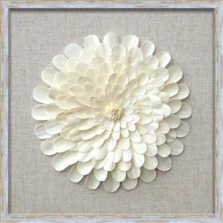 Natural Sola Paper Shadow Box Home Deco Wall Art 50 x 50 x 3cm