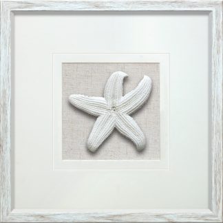 Resin Sea Star Shadow Box Home Deco Wall Art 40 x 40 x 3cm