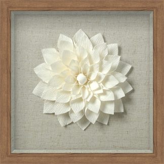 Crepe Paper Shadow Box Home Deco Wall Art 30 x 30 x 3cm