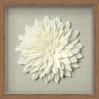 Crepe Paper Shadow Box Home Deco Wall Art 40 x 40 x 3cm